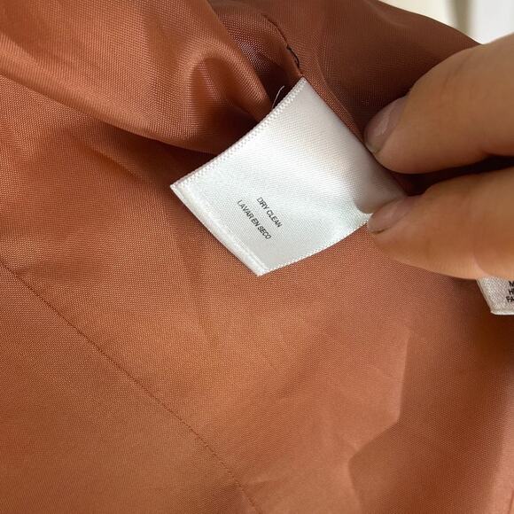 Nine West Women's Size 14 Terra Cotta Open Front Blazer Classic Style #0511 - Picture 11 of 15